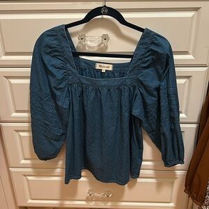 Denim Madewell blouse